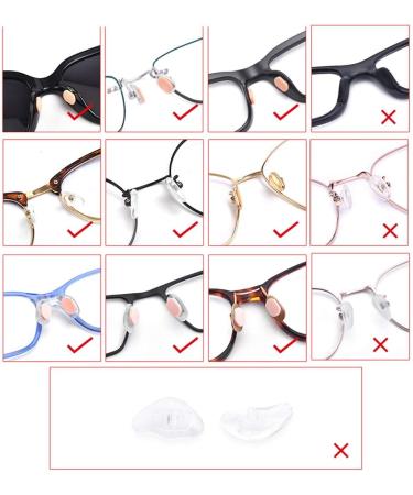 Gwxevce 10 Pairs Soft Foam Nose Pads - Self Adhesive Anti-Slip Eyeglass & Sunglasses Pads for Comfort & Grip - Buy Online on GoSupps.com