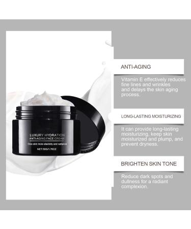 Hyaluronic Acid Face Cream 50ml Face Moisturizer Cream - Hyaluronic Acid Face Cream - Skincare Face Care for Sensitive Skin by Satin Naturel Facial Firming Moisturiser (1PC) - Buy Online on GoSupps.com