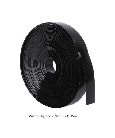 Black Hair Extension Tape Roll 9mm Wide Strong Adhesion Long Lasting Keratin Glue Strip for Professional Hair Salons with Safe Nanometer Material - Buy Online on GoSupps.com