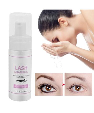 50 ml Eyelash Extension Shampoo & Cleansing Foam - Gentle Formula for Lash Care - Buy Online on GoSupps.com