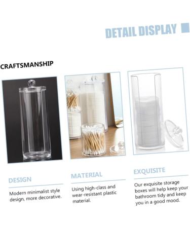 Box Cosmetic Cotton Pad Holder & Swab Storage Rack Groove Design for Organized Beauty Essentials - Buy Online on GoSupps.com