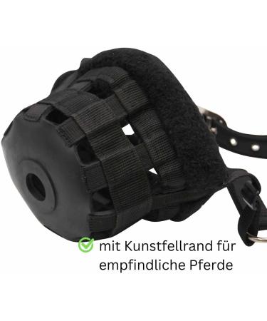 HorseGuard Muzzle for Horses | Teddy Fleece Padding | Sizes for Shetland & More - Buy Online on GoSupps.com