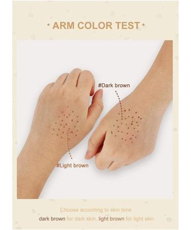 Kayswang freckle pen Light Brown/Dark Brown freckle pen for face freckle pen makeup mole freckle pen 2.5ml faux freckle pen colourpop freckle pen freckle pen henna henna pen for freckles (brown+black) - Buy Online on GoSupps.com