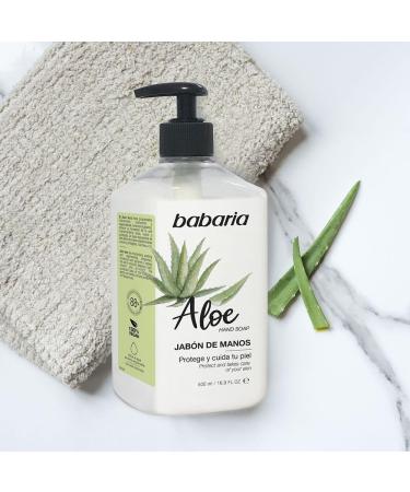 Babaria Liquid Hand Soap Aloe Vera 500ml - Buy Online on GoSupps.com