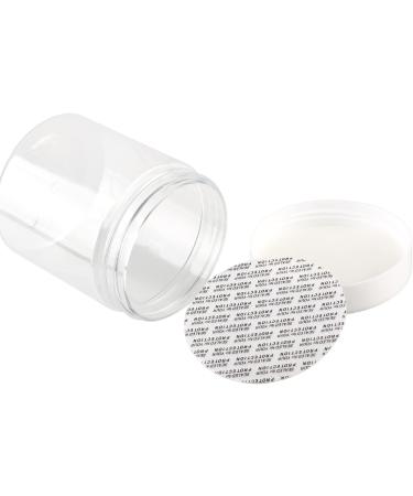 Buy Tianzd 12-Piece Small 250ml Transparent Plastic Cream Cans with White Lids - Perfect for Cosmetics & Creams - Includes 6 Spatulas - International Shipping Available - Buy Online on GoSupps.com