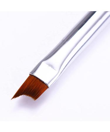 Professional French Manicure Brush - Oblique Head Nail Brush for UV Gel and Acrylic Paint - Buy Online on GoSupps.com