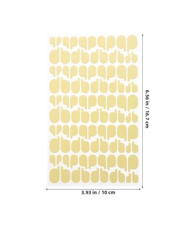 PATKAW Fake Nail Glue Sticker 6 Sheets Double-sided Nail Sticker Adhesive Super Sticky Tips False Nails Manicure Tape Fake Nails Tips DIY Nail Art Decoration - Buy Online on GoSupps.com