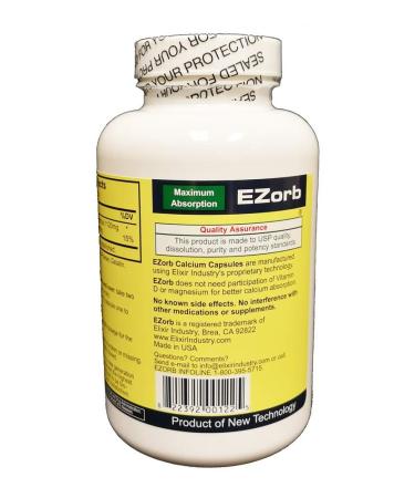 Ezorb Calcium 180 Capsules for Bone  Joint  Muscle Health - Buy Online on GoSupps.com