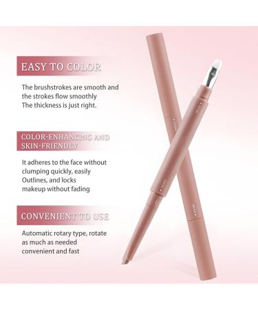  ETUCYNG Illuminating Eye Stick | Two-Tone Silk Brightening Concealer Under the Eyes 2.5 Grams Women | Cosplay Scene Party Birthday Travel - Buy Online on GoSupps.com