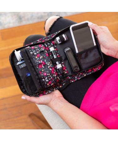Flora Omnipod Supply Case for Diabetes Supplies - Fits Omnipod 5, Dash, and PDM - Insulin, Test Strips, Lancets, and More - Buy Online on GoSupps.com