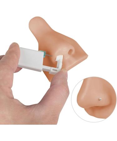 3D Flexible Silicone Nose Model Flexible Fake Nose Practice Model for Piercing Practice Jewelry Display (Dark Skin Color) - Buy Online on GoSupps.com