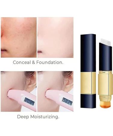 Double-sided concealer with brush Long-lasting waterproof concealer Long-lasting makeup full concealer stick Multifunctional concealer Double-sided makeup brush foundation concealer Natural - Buy Online on GoSupps.com