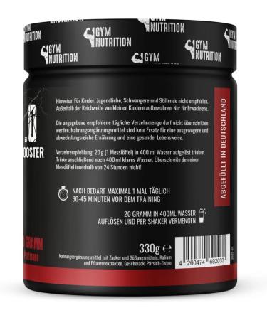 Hardcore Pump Booster Draw Out 2.0 - Caffeine-Free Extreme Pump for Bodybuilders | Ice Tea Peach Flavor - Buy Online on GoSupps.com