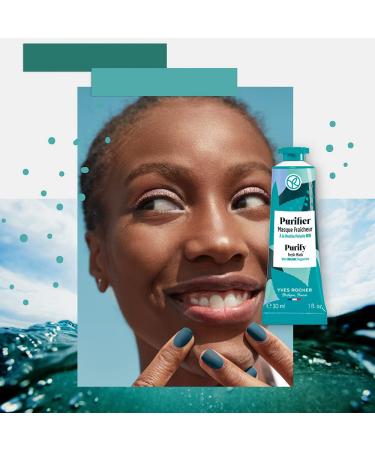 Yves Rocher Clarifying Gel Mask - Deep Cleansing & Skin Clarification | 30ml Tube - Buy Online on GoSupps.com