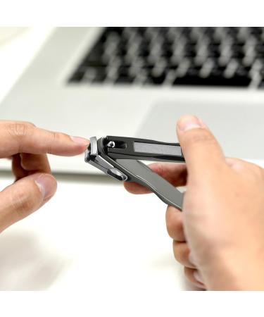 Vbnuyhim Nail Clippers for Women Nail Clippers - Stainless Steel Fingernail Clippers with Nail File | Toenail Clippers for Men and Women Pedicure Tools Nail Care for Ingrown Toenails - Buy Online on GoSupps.com