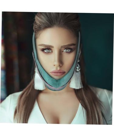 Didiseaon 1pc Thin Belt Aging Women Lift Slimmer Shaper Band Chin Strap Belt Strap Graphene Compact Woman Line Ribbon Stretch 60X10.5X1cm Green - Buy Online on GoSupps.com