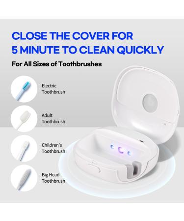  Samsung UV-C HubiCare Portable UV LED Toothbrush Sterilizer Semi-permanent Lifespan Dual LED Sterilizer Case Rechargeable USB Toothbrush Holder Compatible with All Brush Heads (3 Color Set) Set Case - Buy Online on GoSupps.com