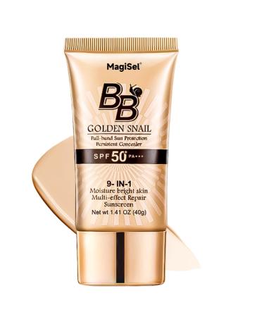 Daily Protection BB Cream BB Cr me Anti- ge Cr me Nude Avec Cr mes Teint e Pour Prot ger Sublimer Et Hydrater La Peau Peaux Sensibles Et Peaux Grasses 40 G(couleur Naturelle)