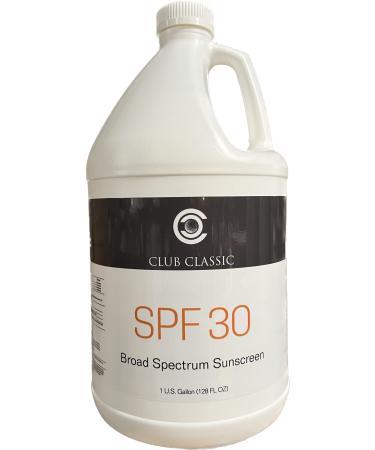 Club Classic Sunscreen (Gallon SPF 30) 128 Ounce (Pack of 1) SPF 30