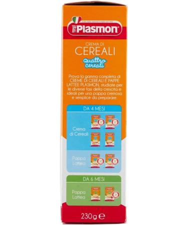  Italian Gourmet E.R. Plasmon Crema di Cereali Quattro Cereali Set of 3 bottles of modeling clay 230 g + Italian gourmet polpa 400 g - Buy Online on GoSupps.com