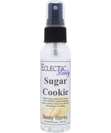 Sugar Cookie Body Spray 2 ounces Body Mist for Women with Clean Light & Gentle Fragrance Long Lasting Perfume with Comforting Scent for Men & Women Cologne with Soft Subtle Aroma For Daily Use 2 Fluid Ounces