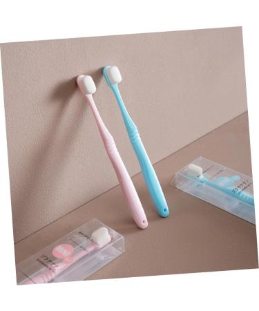 HOMSFOU 2pcs Nano Ultrafine Soft Toothbrush Set - Gentle Care for Pregnant Women - International Shipping Available - Buy Online on GoSupps.com