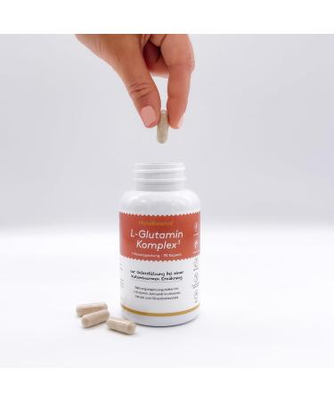 Histaminic L-Glutamine Complex - Vegan Gluten-Free Dietary Supplements | 90 Capsules No Additives Low Histamine - Buy Online on GoSupps.com
