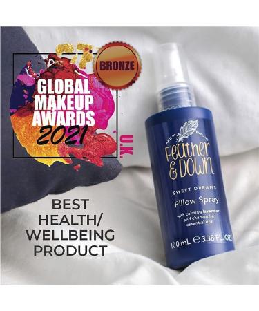 Feather & Down Pillow Spray Duo Set - Sweet Dreams & Breathe Well (50ml each) | Peaceful Sleep | Cruelty Free & Vegan - Buy Online on GoSupps.com