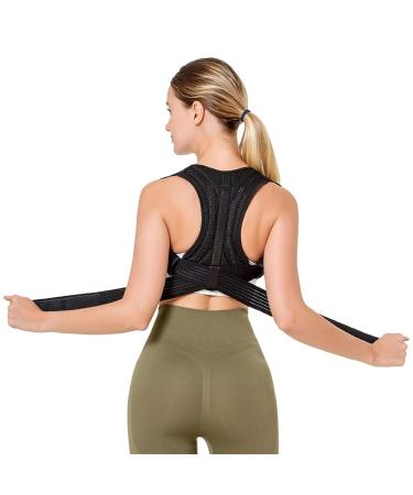 Back Posture Corrector For Men And Women Full Back Brace And Neck Support Belt With Adjustable Straps Spinal Support For Back Shoulder Lumbar Corrector (Size : M) - Buy Online on GoSupps.com