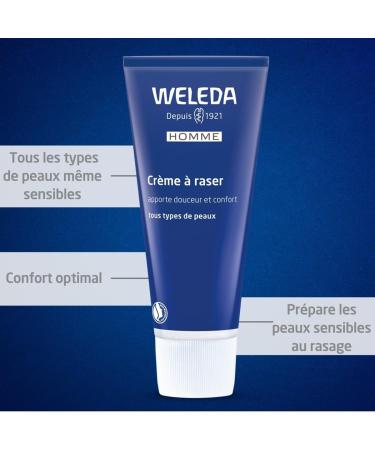 WELEDA - Shaving cream - 75 ml - Buy Online on GoSupps.com