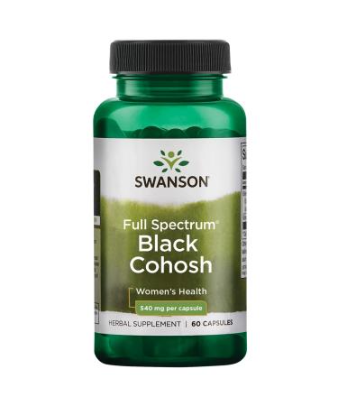 Swanson Black Cohosh 540 Milligrams 60 Capsules 1