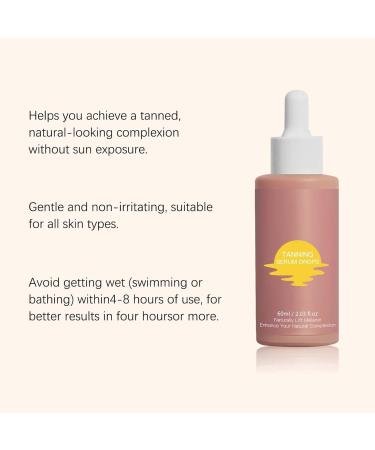 Face Tanning Drops Bronzer Essence Self Tanning Face Drops Sunless Tanning Drops Natural Self Tanning Serum Self Tanning Drop For Face Sunless Tanning Drops (2PC) - Buy Online on GoSupps.com