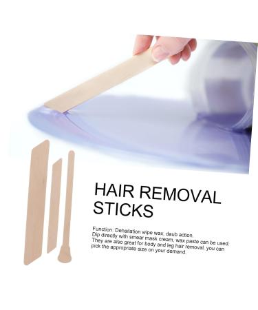 DOITOOL 150pcs Wax Stick for Hair Removal - Premium Wooden Sticks for Smooth Skin Conveniently Bagged for Easy Use - Buy Online on GoSupps.com