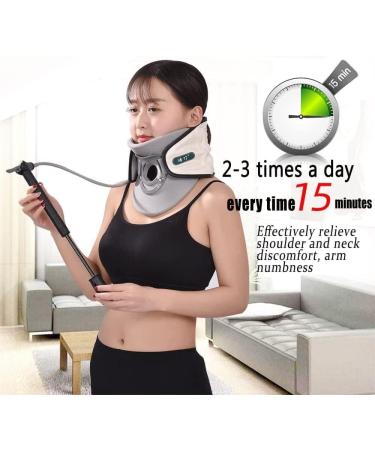 Safwel Cervical Traction Neck Pain Relief | Heated Neck Care Tools for Effective Correction & Recovery - Buy Online on GoSupps.com