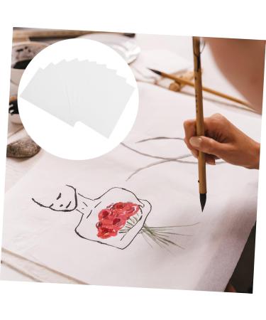 NUOBESTY 10 Sheets Raw Rice Cardboard Rice Paper Plants Convenient Thick Paper Drawing Paper Thicken White 0.1X30X50CM - Buy Online on GoSupps.com