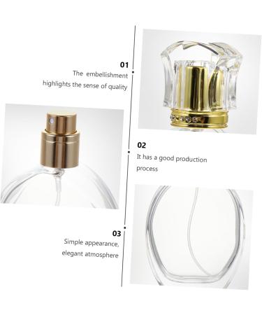 FRCOLOR 1pc Spray Perfume Bottle Mini Mist Clear Mist Sprayer Refillable Sprayer Bottle Empty Mist Bottle Makeup Mist Containers with Lids Refill Bottle Storage Box Glass Travel Diamond - Buy Online on GoSupps.com