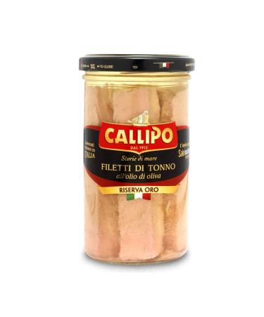 Tuna fillets in olive oil "Riserva Oro" 250g