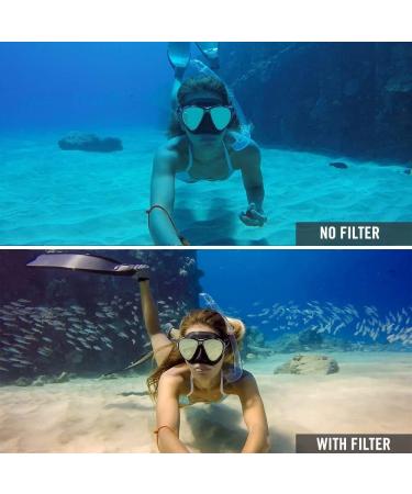 SANDMARC Aqua Dive Filter Pack for GoPro Hero 11, Mini 10 & 9 Black - Red, Magenta, Yellow Filters - Diving, Scuba & Snorkel Accessories - Buy Online on GoSupps.com