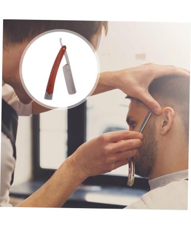 Buy Stainless Steel Shaving Razor for Men - Premium Straight Barber Trimmer & Facial Spatula | International Shipping Available - Buy Online on GoSupps.com