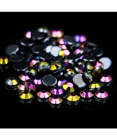 Rhinestone Multicolor Crystal for Nail Art Decoration Craft Diy Make Up Crystal Ab Clear Jewels Horse Eye Rhinestones for Nail Art Decorations Supplies Black Box - Buy Online on GoSupps.com