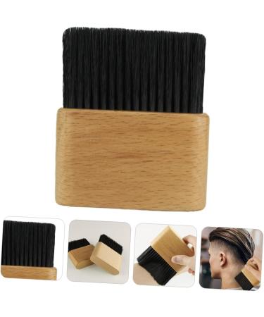 DOITOOL 1pc Cleaning Brush Face Duster Car Duster Salon Barber Duster Salon Duster Cleaning Duster Salon Haircut Duster Styling Comb Hair Brush Hair Removal Brush Wooden Neck - Buy Online on GoSupps.com