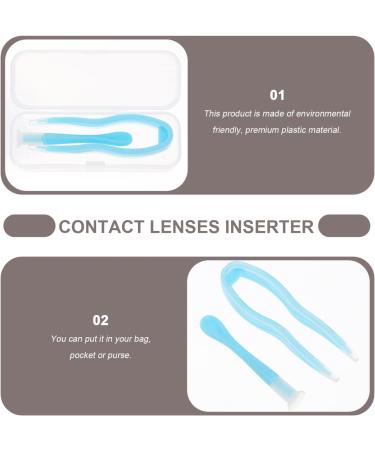 10-Pack Tweezers with Suction Cup - Glasses Holder & Contact Lens Remover | AB Medical Plastic Travel Case for Colored Lenses - Buy Online on GoSupps.com