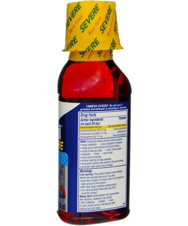Buy Nyquil Severe Cold/Flu Berry 8 oz - Fast International Shipping for Relief - Buy Online on GoSupps.com