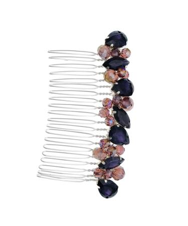 Ipetboom hairpin comb headband the photo comb diamond Glass wild European and American wedding hair pearl hair side comb hair accessories wedding hair comb prom Wedding dress hair