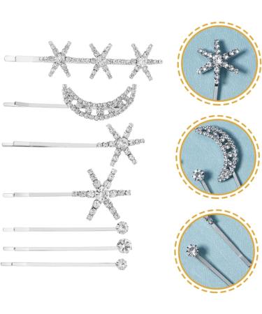 Angoily 2 Sets Fringe Bobby Pin Hair Accessories Side Clip Barrettes for Girls Hair Clips for Teen Girls Hair Barrette Goody Hair Clips for Women Star Hair Clips Rhinestone Simple Headgear - Buy Online on GoSupps.com
