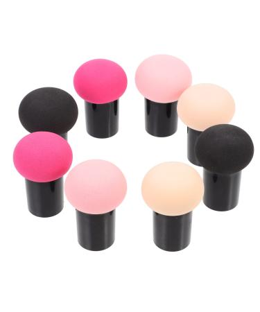 Beaupretty 8pcs Powder Puff Mushroom Design Sponges Concealer Puff Cosmetics Puff Makeup Sponge Puff Face Makeup Foundation Mushroom Make up Brush Dry Puff Hydrophilic Polyurethane The Face