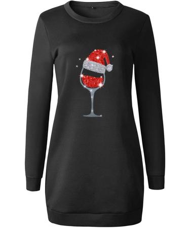 Christmas Elk Hoodie Dress for Women - Oversized Long Sleeve Sweater Costume - Perfect for Holiday Parties & Autumn Winter Fashion - Buy Online on GoSupps.com
