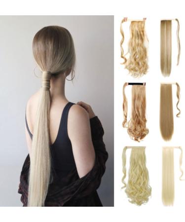 Traziewell Pony Tail Hair Piece Straight Hair Extension Long Straight Ponytail Extensions Wrap Around Pony Tail High Temperature Synthetic Hairpieces for Women Ladies 0606 FH000606 L - Buy Online on GoSupps.com