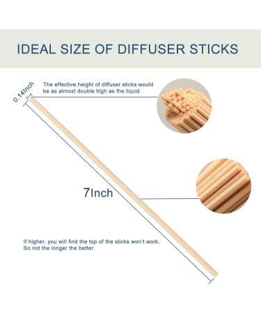 HOSSIAN Reed Diffuser Sticks - 50PCS 7-inch Aroma Fragrance Sticks for Home Ambiance - Primary Color Scent Sticks - Buy Online on GoSupps.com