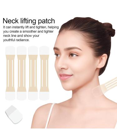 24 Pcs Neck Lift Tape Neck Tape Lifting Invisible for Face Jaw Necks Instant Necks and Face Lift Strap Patch Tightening Tapes (4 Skin Tone Bands + 20 Replacement Tapes) 4pcs Skin Color - Buy Online on GoSupps.com
